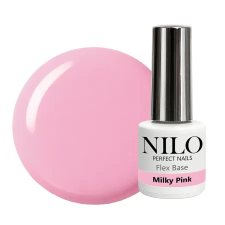 Baza hybrydowa NILO Flex Base – Milky Pink